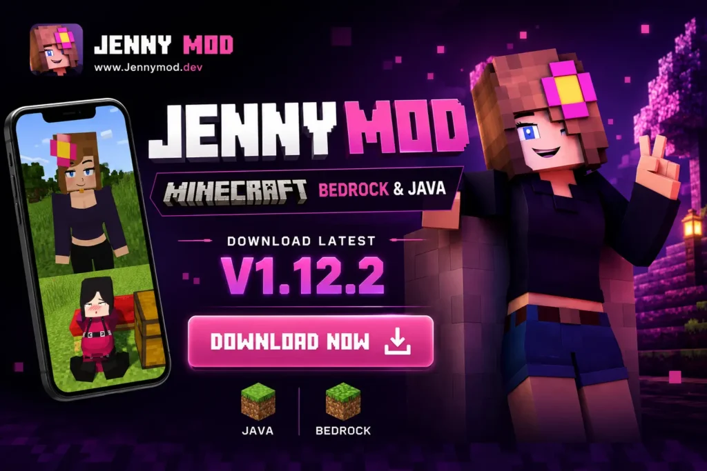 Jenny Mod Minecraft Bedrock & Java – Download Latest Version